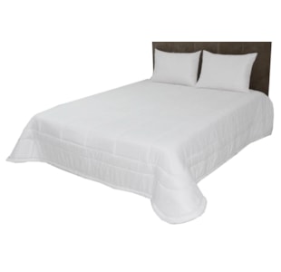 COLCHA C/FR 250X260 PRAGA 04 BRANCO
