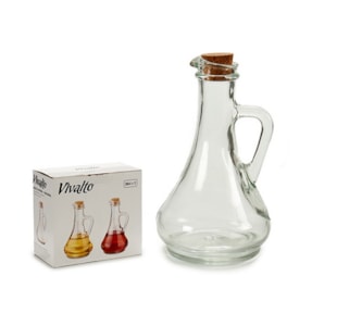 CONJ 2 FRASCOS VIDRO 280ml TAMPA 31574