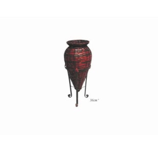 VASO C/ SUPORTE VERM. FH48-583