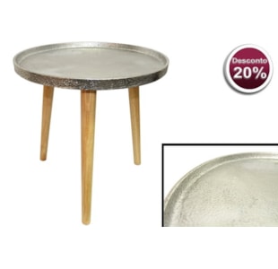 MESA RESINA Ø50x50cm 10232L-A840W