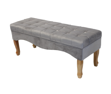 BANQUETA 119x39x43,5 CINZA T20174-2019-59