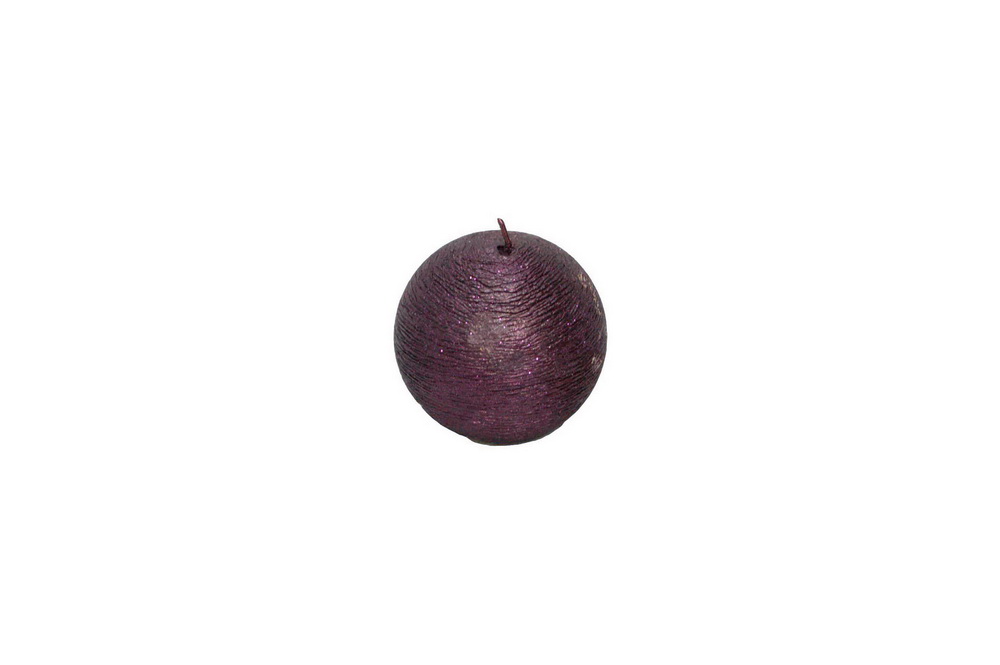 VELA BOLA 7cm ROXO 1CC090112