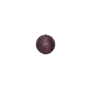 VELA BOLA 7cm ROXO 1CC090112