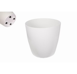 VASO SAN REMO 36CM C/RODAS BRANCO