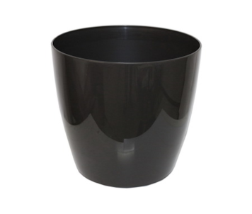 VASO SAN REMO 36CM C/RODAS ANTRACITE
