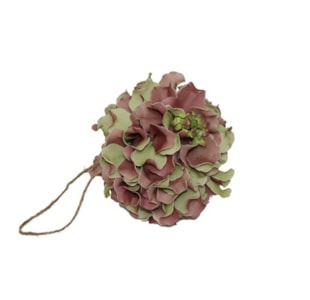 BOLA FLORES VD/RO 14cm TL06340B-AD