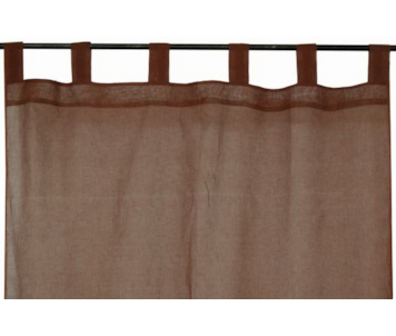 CORTINA 106X230 CASTANHO