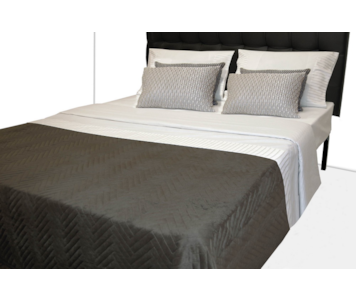 EDREDON 240x260cm CINZA JB08201-L1