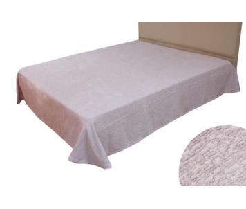 COLCHA S/FR 250X260 ROSA CHENIL