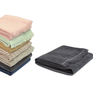 MANTA CHENILLE 130X190 ANTRACITE