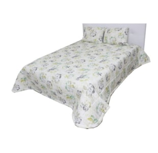 COLCHA C/FR 250X260 GUELLERT VERDE