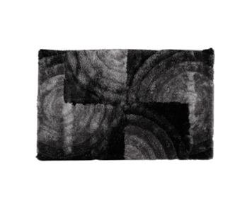 TAPETE 100x160CM PRETO/CINZA GTSD-70