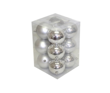 CX 12 BOLAS NAT PRATA 8012SMGP-SL