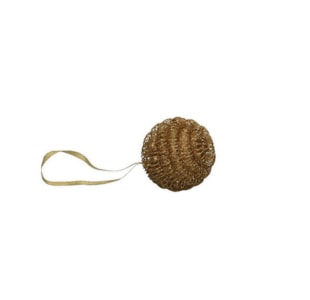 BOLA DEC OURO 8cm SA1Q7