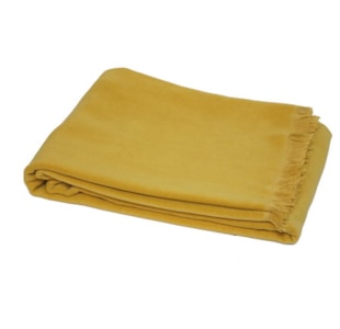 MANTA CHENILLE 130X190 AMARELO