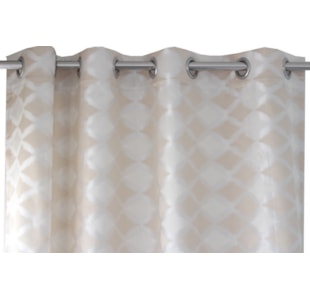 PAR CORTINADOS 150x250 CREME ELEGANCE