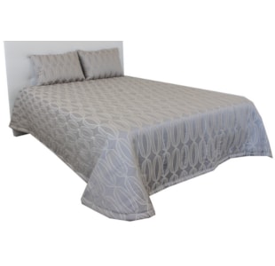 EDREDON 250X260 TAUPE CARDIFF