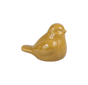 PASSARO CERAM 21cm Amarelo GB19D047-Ly