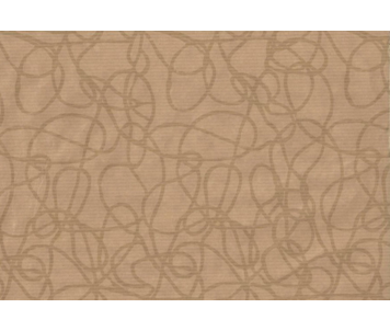 ROLO PAPEL KRAF NATUR C/DOURADO 52