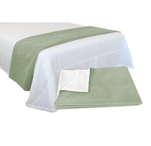 MANTA TAPA PES 70X230 W GREEN BROOKLIN