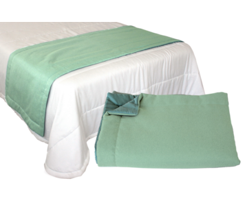 MANTA TAPA PES 70X230 W GREEN HERITAGE