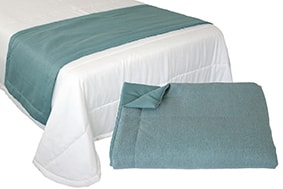 MANTA TAPA PES 70X230 TURQ HERITAGE