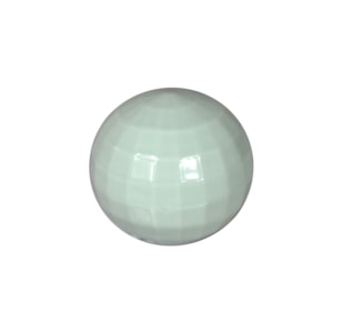BOLA FACET 11x10cm VERDE CLARO 1
