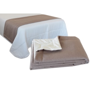 MANTA TAPA PES 70X230 TRUFFLE HERITAGE