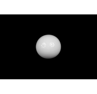 BOLA BRANCO 12cm 092 1280