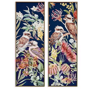 QUADRO PASSAROS 2S 42X122cm 87268