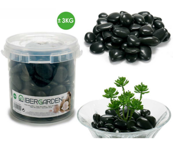 BALDE PEDRAS PRETO 3KG 56256