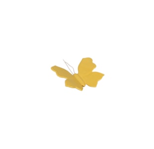 BORBOLETA MD MOSTARDA 13x15 204