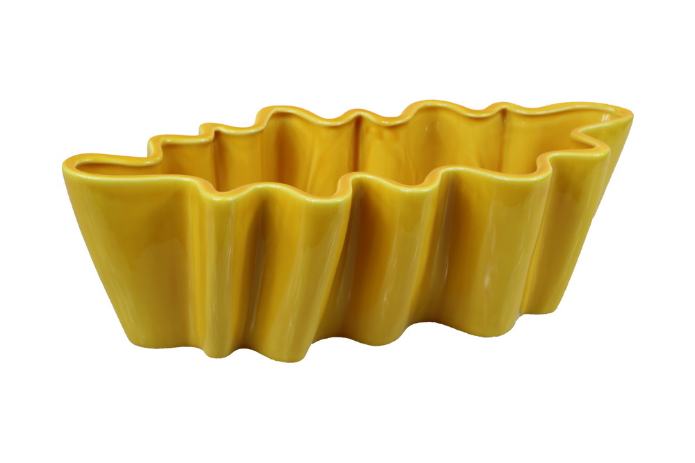 VASO AMARELO BRIL 44cm 1895 1008