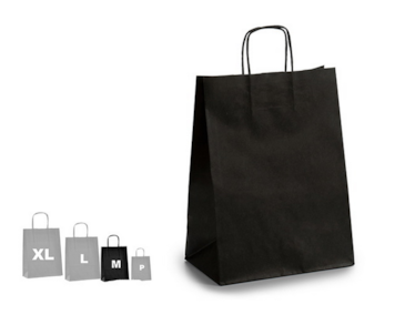 SACO PAPEL PRETO M 24x40 34023