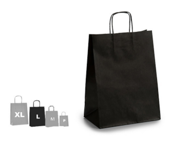 SACO PAPEL PRETO L 32x50,5 34024