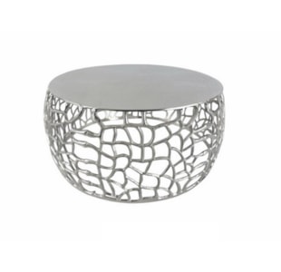 MESA APOIO PRATA 54x50x25cm 09 0026881