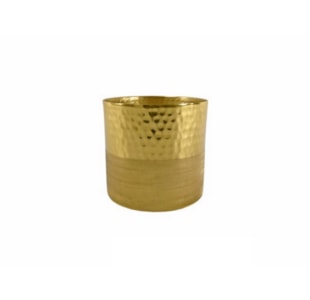VASO ALUM DOURADO 15cm 09 0026902