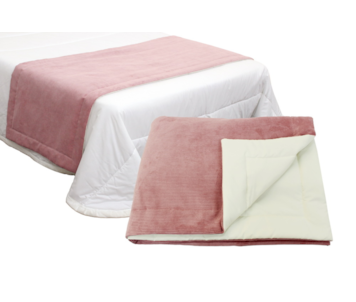 MANTA TAPA PES 70X230 ROSE SCALA