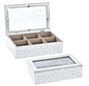 CAIXA CHAS MDF VIDRO 24cm PC-195134