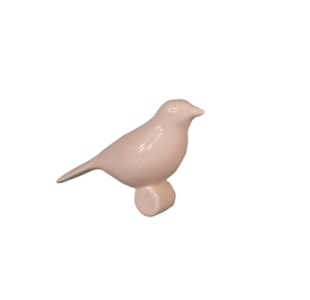 PASSARO PEQ ROSA BRIL 20cm 2134 1017