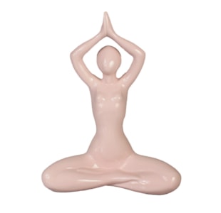ESTATUETA ROSA BRILH 29cm 1436 1017