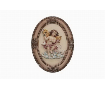 QUADRO ANJO NUVEM C/FL 120123