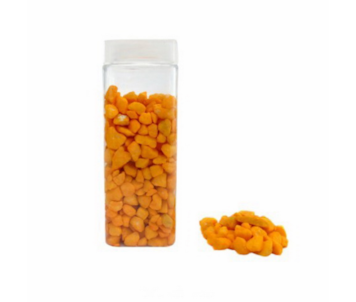 FRASCO PEDRAS LARANJA 18cm 09 0018792
