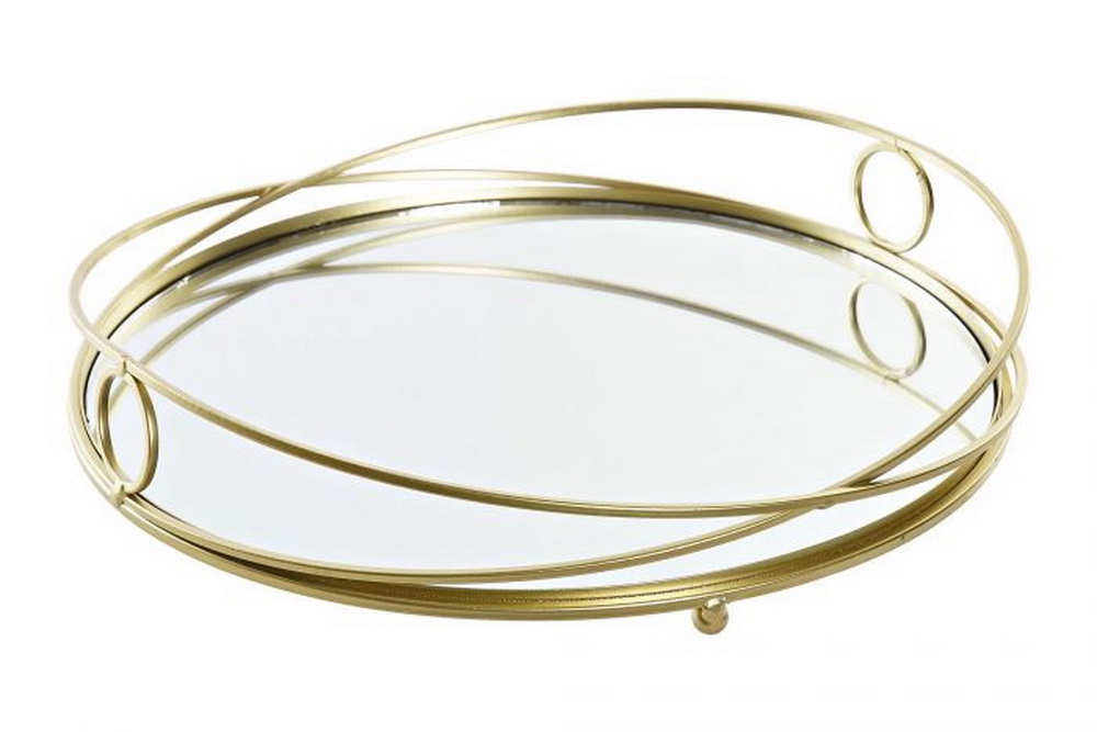 BANDEJA MET C/ESPELH 28cm BD-186626