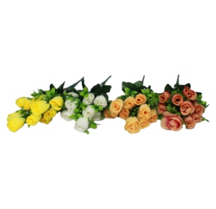 RAMO BOTOES ROSA X10 45cm 34157