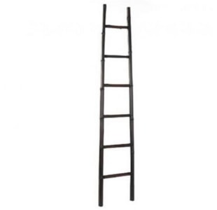 TOALHEIRO ESCADA PRETO 200cm MB-185111