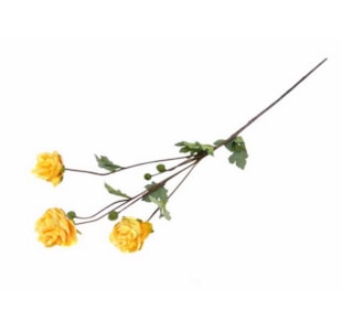 HASTE RANUNCULO LARANJA 71cm 04.0009672
