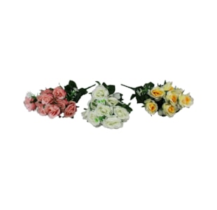 RAMO BOTOES ROSA X10 40cm 40229