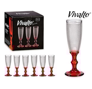 COPO CHAMPANHE VERMELHO 18CL 77094