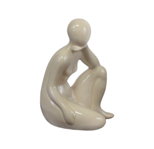 ESTATUETA TAUPE BRI 19,5x16,5x28 1438 1500